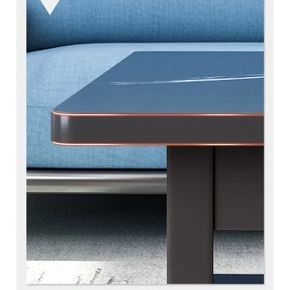 AiHome โต๊ะกาแฟ 120CM โต๊ะกลางโซฟา 2ชั้น สไตล์โมเดิร์น