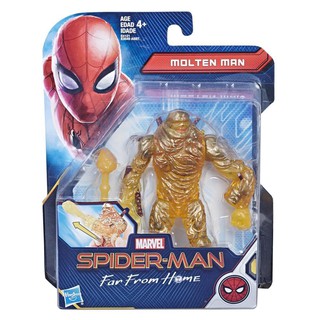 Hasbro Marvel Spider-Man Far From Home Molten Man 6-Inch Action Figure ฮาสโบร มาร์เวล ลิขสิทธิ์แท้