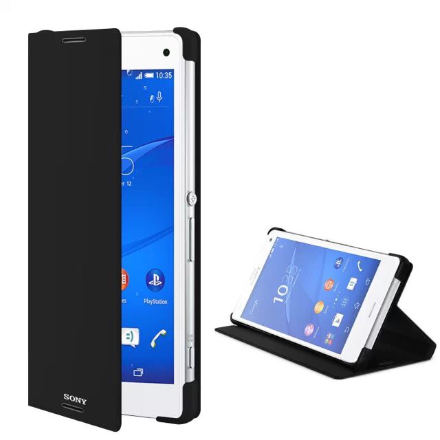 [Sony Z5 Compact] เคสหนังฝาพับ Sony Style Cover Stand (OEM)