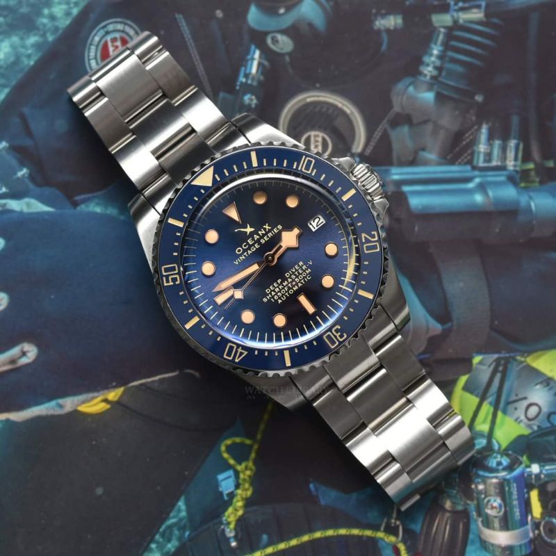 นาฬิกา OceanX VSMS522 (Automatic จาก Seiko ได้กระจกกันรอย และเบเซล Ceramic)