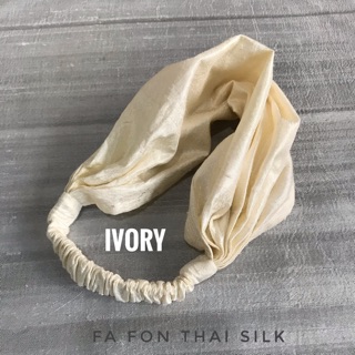 ผ้าคาดผมจากผ้าไหมแท้ 100%