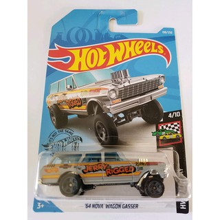 Hot Wheels 2019 HW Race Day No.198 64 Nova Wagon Gasser