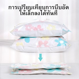 ถุงสุญญากาศจัดเก็บเสื้อผ้า ปั๊มสุญญากาศ