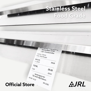 JRL สแตนเลส ราวหนีบออเดอร์ ที่หนีบออเดอร์ รางออเดอร์ รางเสียบบิล 40/60/90cm (สีเงิน)