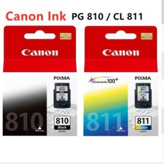 ✤ஐInk Box กล่องหมึก PG-810 สีดำ 9ml / CL811 สี 9ml เหมาะสำหรับ canon MP496 MP486 MP276 MP245