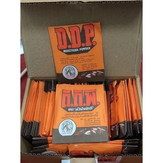 (โค้ดส่งฟรีหน้าร้าน) (1 ซอง) ดีดีทีผง ตรา”หัวม้าลักกี้” (D.D.P. Insecticide Powder)