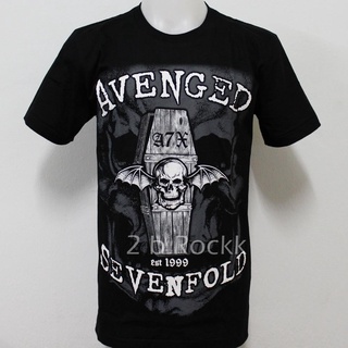 เสื้อยืด AVENGED SEVENFOLD A7X เสื้อวง เสื้อ อะเว็นจด์เซเวนโฟลด์ size ยุโรป S259