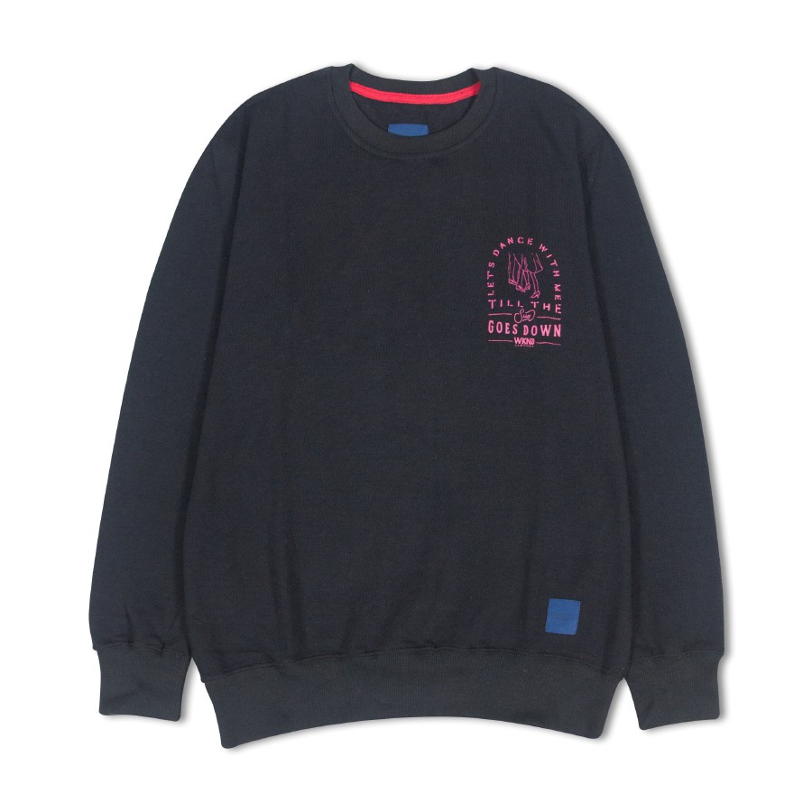 Wknd Crewneck Sweater ผู้ชาย สีดํา Original. 1035