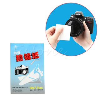 1pc 50 Sheets Soft Camera Lens Optics Tissue Cleaning Clean Paper Wipes