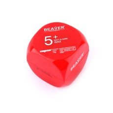 ฺBeaver 5+ Matt hard wax 75g แว็กเนือ matt ออกด้านไม่เพิ่มความเงา เซตทรงจัดช่อผมได้ตั้งสวย ไม่เป็นคราบ