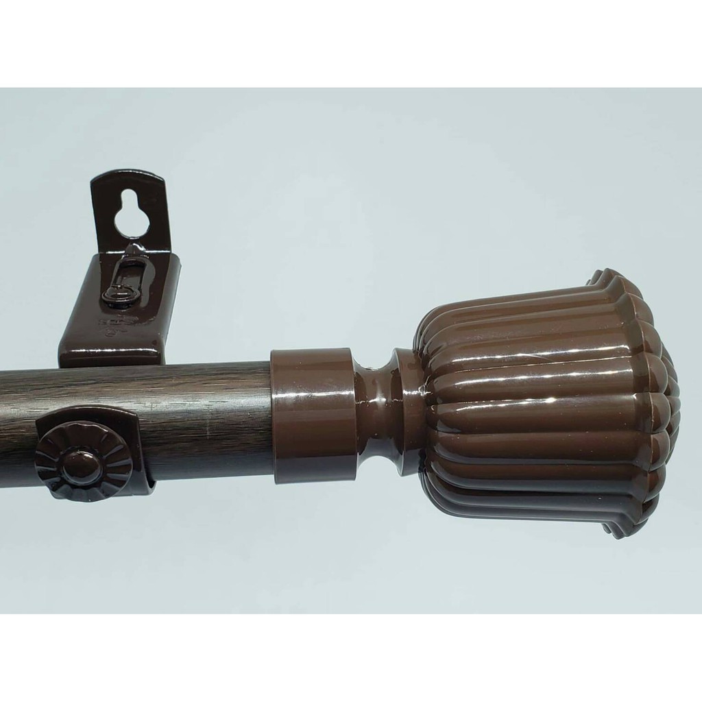 รางผ้าม่าน  สีโอ้คเข