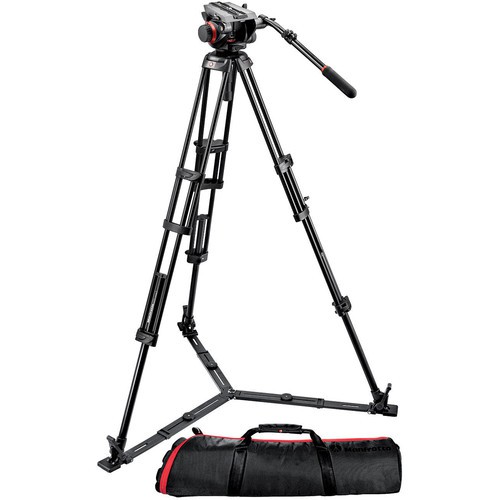 Manfrotto 504HD Head ,546GBK 2-Stage Aluminum Tripod System