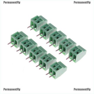 Permanentfly ขั้วต่อสกรู PCB KF128 2.54 มม. 2 ขั้ว 10 ชิ้น