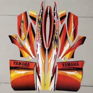 แถบ yamaha jupiter z 2004 สีส้ม สีดํา คุณภาพมาตรฐาน