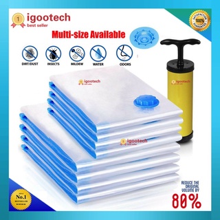 igootech Vacuum bags ถุงสูญญากาศ และเครื่องสูบมือ(ขายแยกต่อชิ้น)