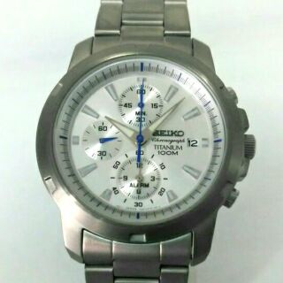 Seiko Chronograph Alarm Titanium รุ่นSNAE45P1