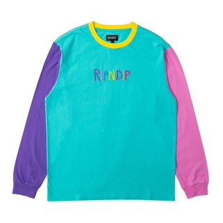 SLUM LTD - RIPNDIP Embroidered Logo LS Multi