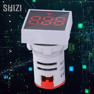 [คลังสินค้าใส] Shizi Ac20-500V ไฟ Led ไฟแสดงสถานะไฟดิจิตอลโวลต์มิเตอร์โคมไฟสัญญาณ