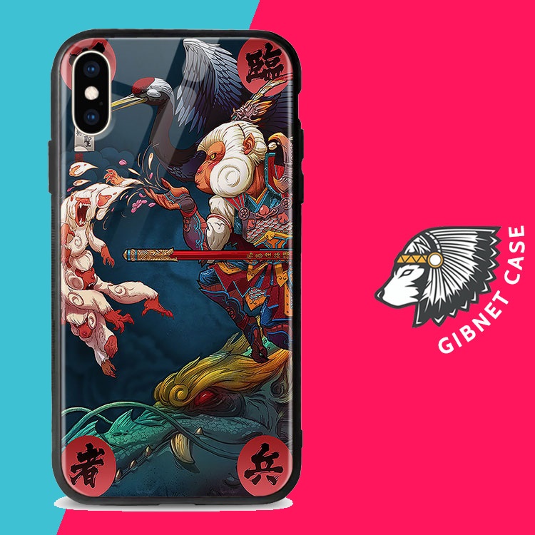 เคสกระจก Iphone พิมพ์ลาย Sun Wukong GIBNET 6/6Plus/6S/6S Plus/7/7Plus/8/8Plus/X/Xs/Xs Max/11/11 Prom