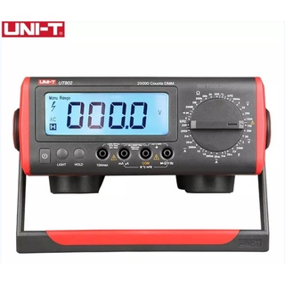 UNI-T UT802 จอแสดงผลLCD Bench Type มัลติมิเตอร์แบบดิจิตอลโอห์มแอมป์โวลต์ Capacitance ของแท้ สินค้าพร้อมส่ง