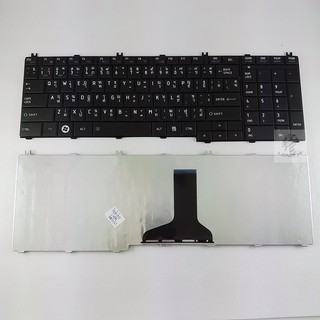 TOSHIBA คีย์บอร์ดโน๊ตบุ๊ค KEYBOARD L655 สีดำ