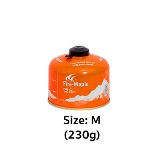 แก๊สซาลาเปา Fire Maple และ Black Deer มี 3 ขนาด S, M, L มีหลายลาย หลายสี