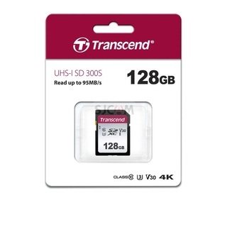 Transcend SDHC 300S 128GB : SD Card :รับประกัน 5 ปี-มีใบกำกับภาษี-TS128GSDC300S