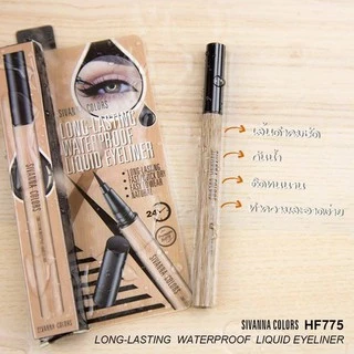 ♦️ของแท้·ส่งด่วน·ถูก♦️Sivanna Long-Lasting Waterproof Liquid Eyeliner #HF775 : ซิวานน่า อายไลเนอร์ x 1ชิ้น dayse