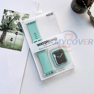 เคส พร้อมสายคล้องข้อมือ สําหรับ iWatch Series 7 6 SE 5 4 3 2 1 41 มม. 45 มม. 44 มม. 40 มม. 42 มม. 38 มม.