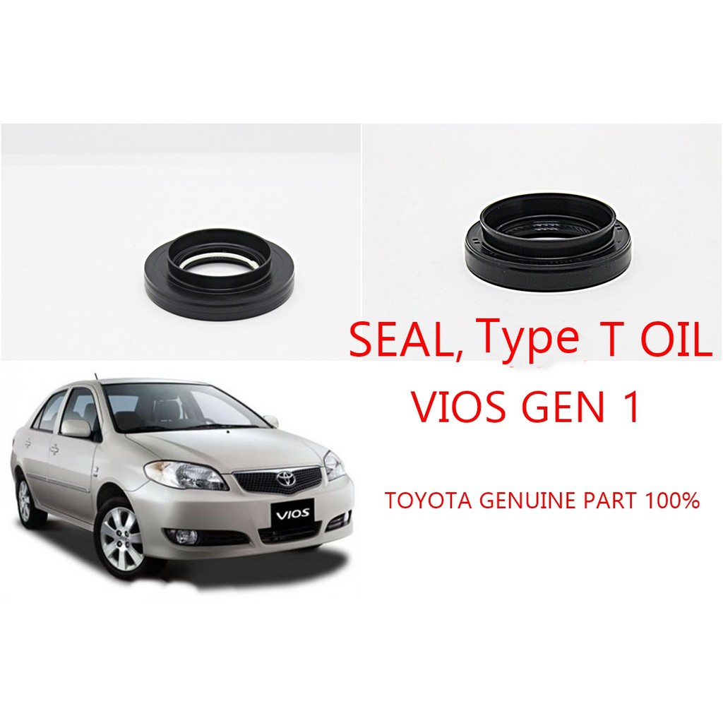 ซีลเพลาขับ SEAL, TYPE OIL-T for VIOS Gen 1 (Y2002-Y2005) ของแท้ 100%