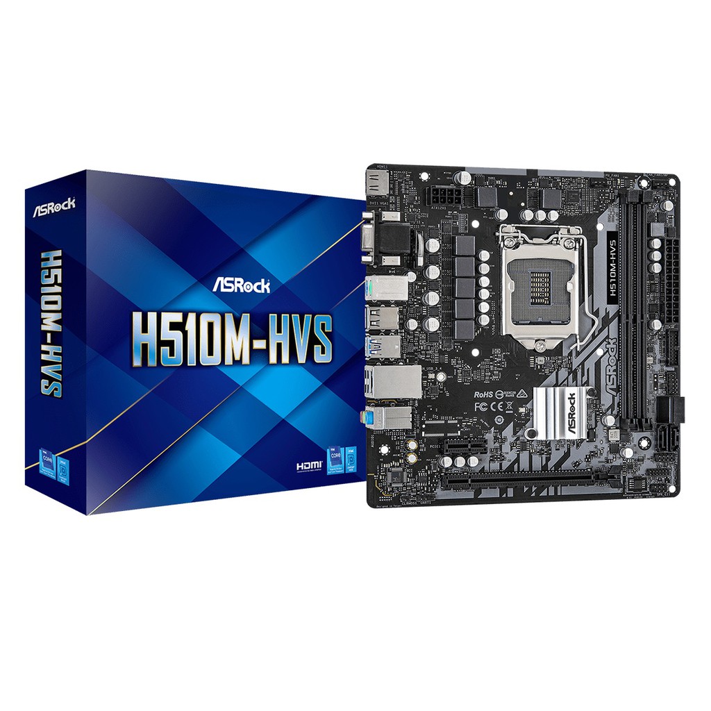 Asrock H510m Hvs Intel Lga10 Matx Motherboard ราคาท ด ท ส ด