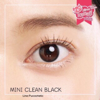 🖤Mini Cleen black🖤สายตา-1.00,-2.75,- 4.50,-4.75,-5.00(Clean)(kitty kawaii)