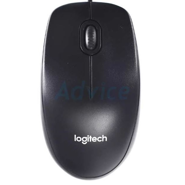 เม้าส์ไร้สาย ยี่ห้อ Logitech B100 USB Optical Mouse (OPTICAL_BK(USB)_B100)