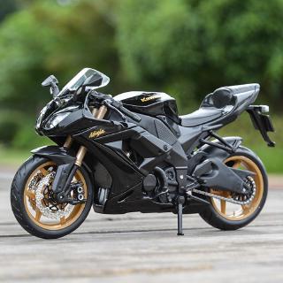 Maisto 1:12 Kawasaki Ninja ZX-10R รถหล่อแบบคงที่โมเดลรถจักรยานยนต์ของเล่นงานอดิเรกของสะสม