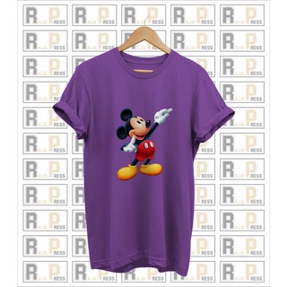 เสื้อยืดผ้าฝ้าย เสื้อยืด พิมพ์ลาย Miki mouse ราคาถูก สําหรับผู้ใหญ่