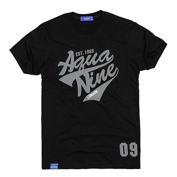 AQUANINE เสื้อยืดผู้ชาย เสื้อยืดผู้หญิง รุ่น AQUANINE สีดำ ลิขสิทธิ์แท้