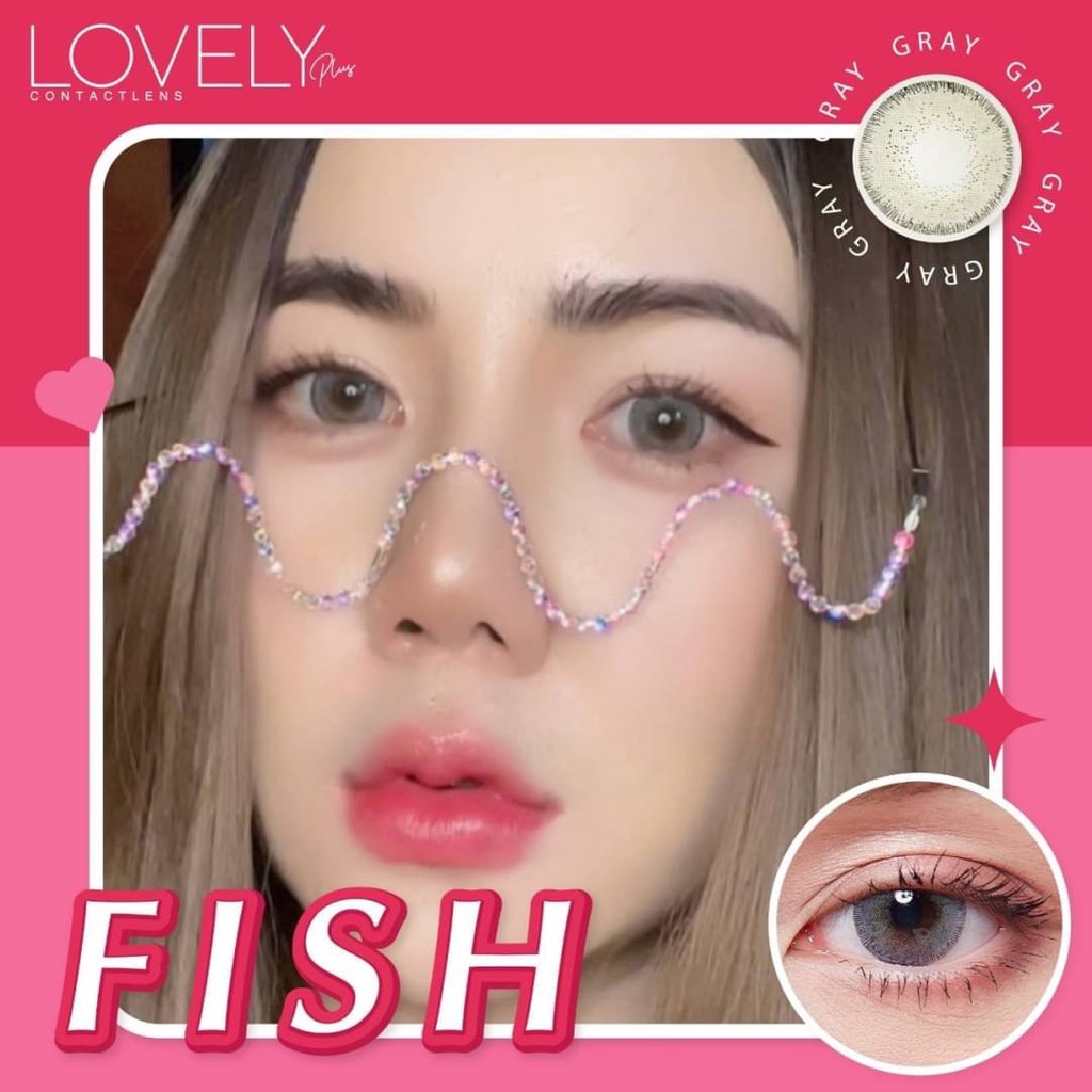 คอนแทคเลนส์ ขนาดกลาง Fish (Lovelylens)