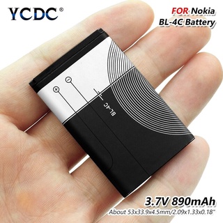 แบตเตอรี่ BL-4C BL 4C BL4C 890MAh Li-Ion BateriaสำหรับNokia 6100 6125 6136 6136S 6300 6301 6102iรับประกันสินค้า พร้อมส่ง