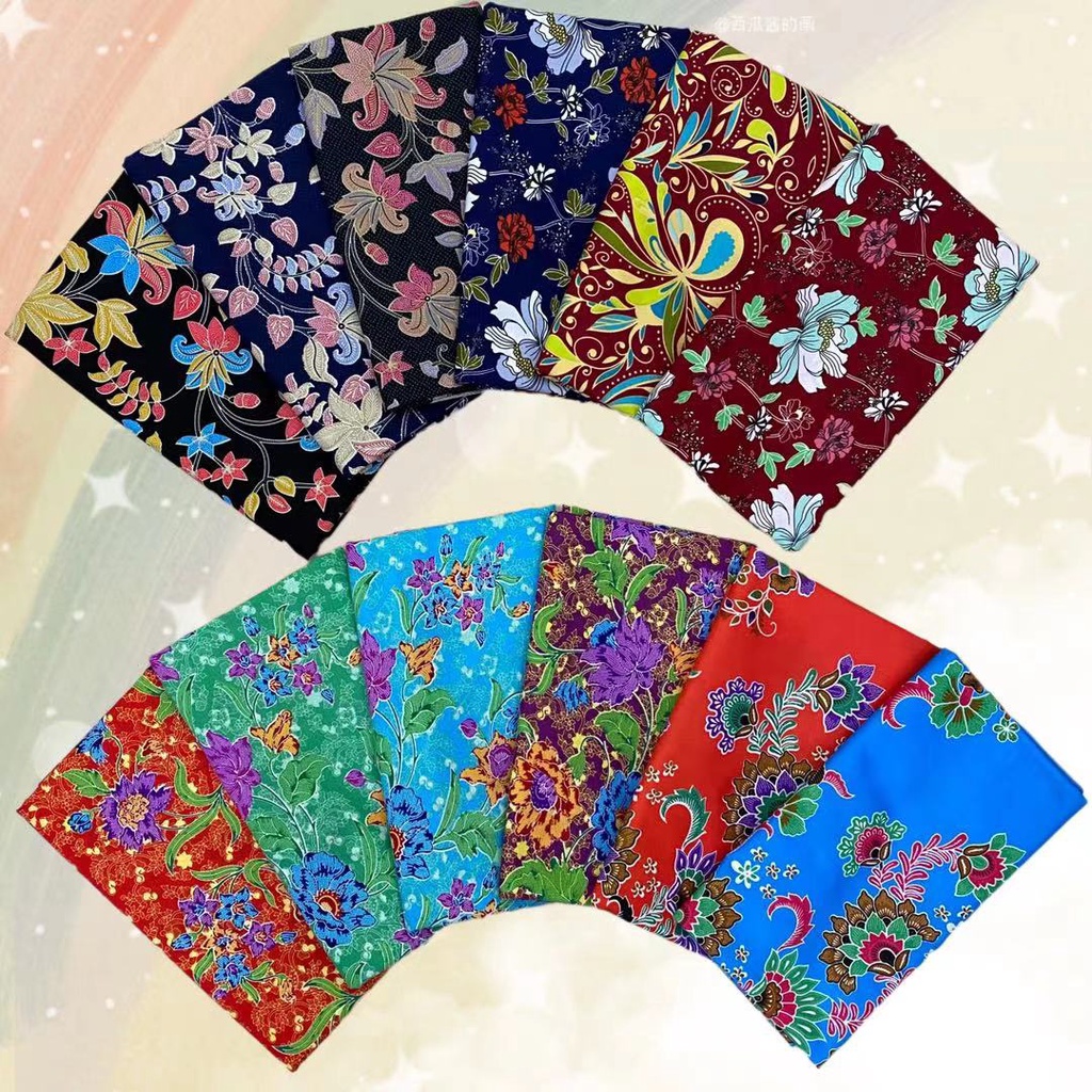 ผ้าถุง ขายดี ถูกที่สุด มี 50 ลายให้เลือก คุณภาพดี ราคาโรงงาน สีสดใส ลายปาเต้ะ บาติก batik 2 เมตร