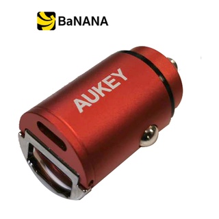 ที่ชาร์จในรถ AUKEY Car Charger 1 USB-A / 1 USB-C  (CC-A3 RD) by Banana IT