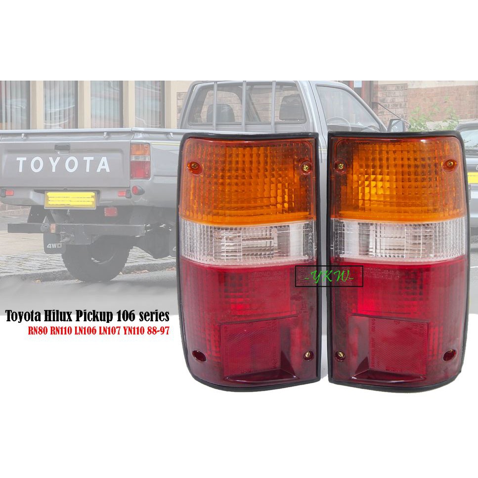Toyota Hilux RN80 RN110 LN106 LN107 YN110 1988-1997 ไฟท้ายด้านหลังไฟท้ายไฟเบรค Lampu Belakang