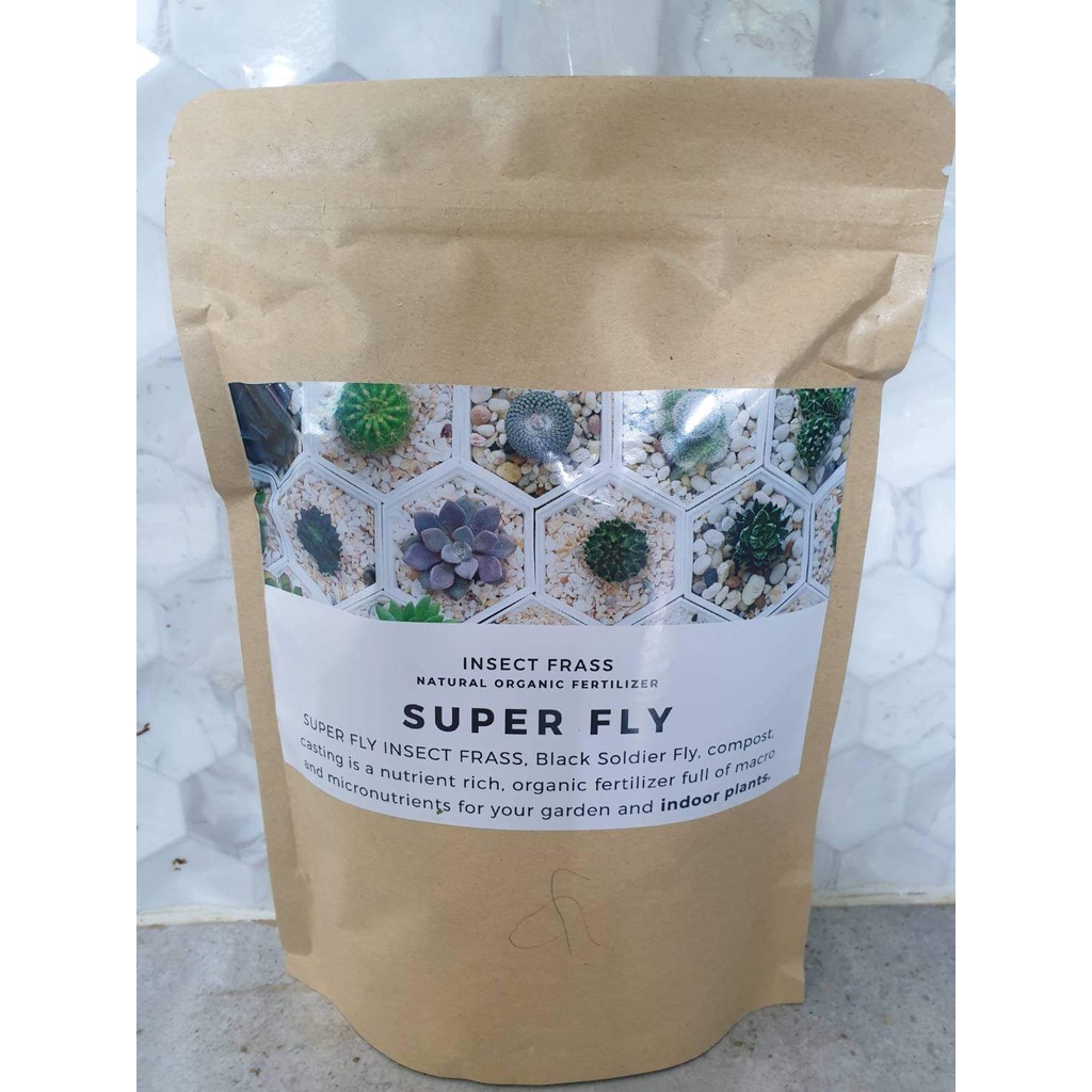 Organic Insect Frass Recomened by THC Farmer มูลแมลงออร์แกนิค มูลแมลง bsf สำหรับพืช สมุนไพรหางกระรอก