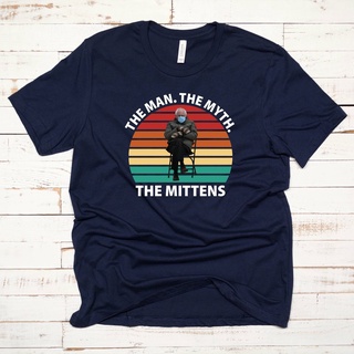 เสื้อยืดผ้าฝ้ายพิมพ์ลายแฟชั่น เสื้อเชิ้ต ลาย The Man The Myth The Mittens สําหรับผู้ชาย และผู้หญิง