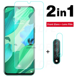 กระจกนิรภัย 2in1 สําหรับ Redmi 9A 9T 9C 9 7A Note 10 10S 9 9S 8 7 Pro POCO M3 กระจกนิรภัย