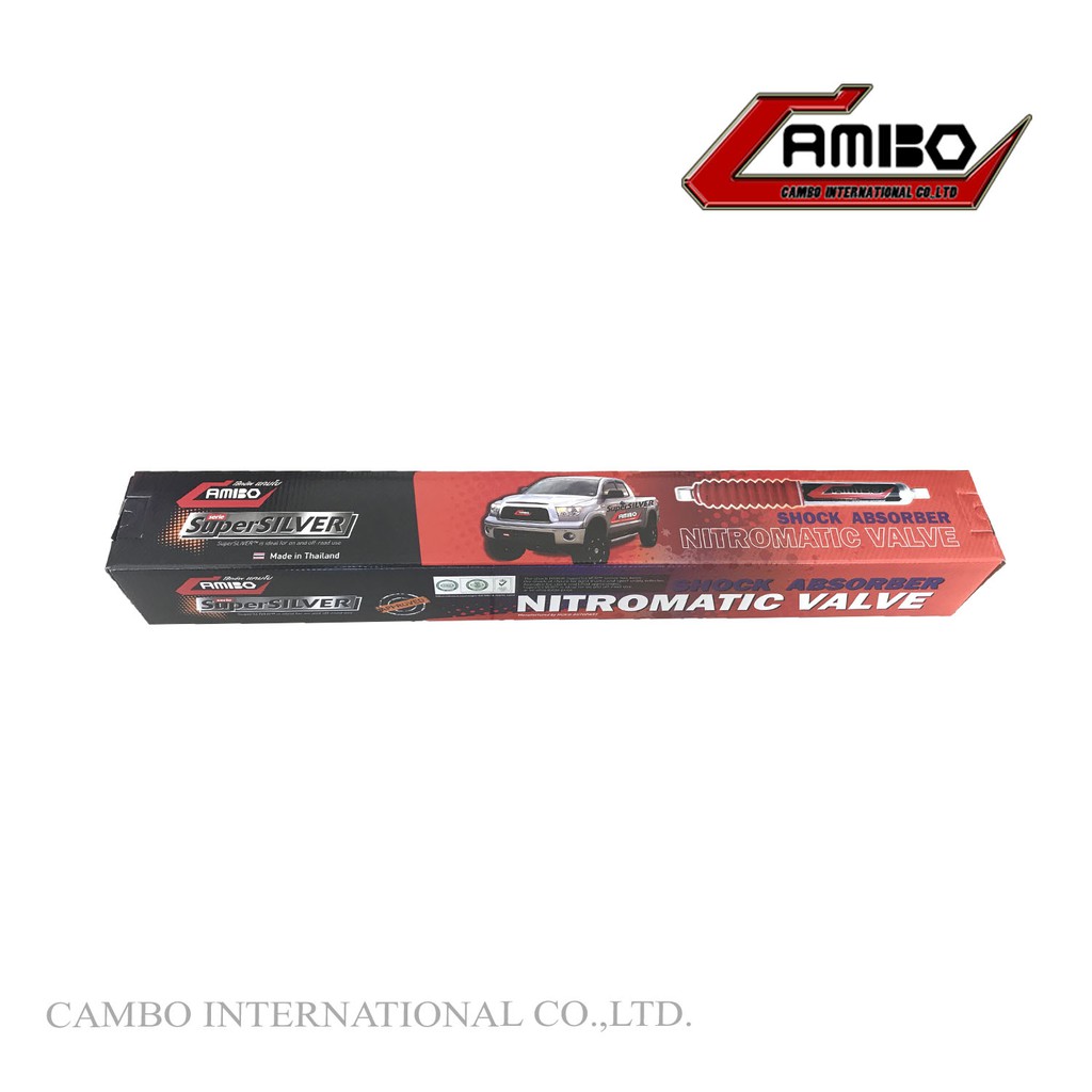 CAMBOโช๊คอัพน้ำมันคู่หน้าISUZUD-MAXตัวสูงHI-LANDER(1.9ตัวสูง)แกน16มม.HO9602-16