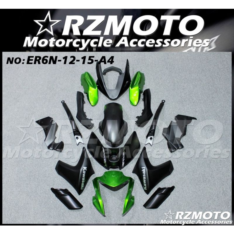 ชุดแฟริ่ง ninja 650 ชุดสี NINJA 650 ER6Nปี2012-2013-2014-2015 ชุดแฟริ่ง ninja 650 ชุดแฟริ่งรถบิ๊กไบค