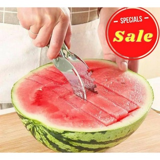 ที่หั่นแตงโม มีดหั่นแตงโม เมล่อน มีด ตัด หั่น คว้าน คีบ แตงโม เมล่อน watermelon slicer