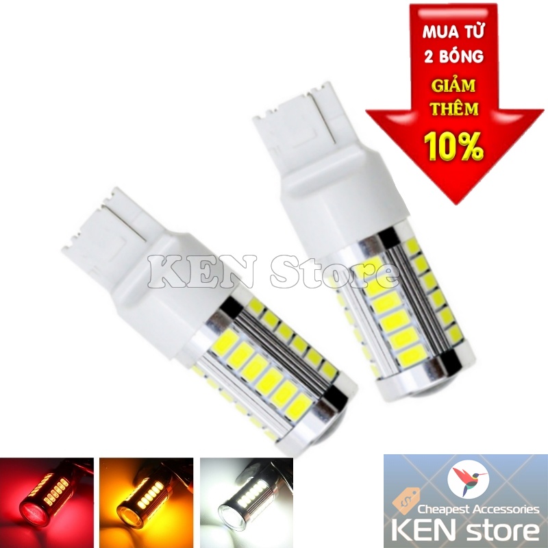สว่างมาก 7440 T20 1 TIM หลอดไฟ LED สําหรับไฟเลี้ยวและไฟถอยหลังสําหรับรถยนต์