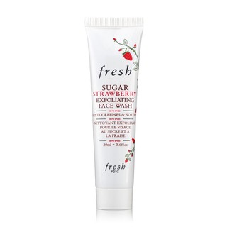 คลีนเซอร์ล้างหน้า Fresh Sugar Strawberry Exfoliating Face Wash 20ml.