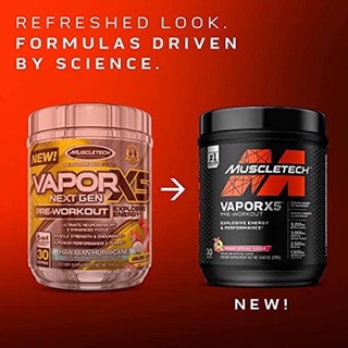 ♦️Muscletech VAPOR-X5 Pre-Workout 30 Servings (พร้อมส่ง)